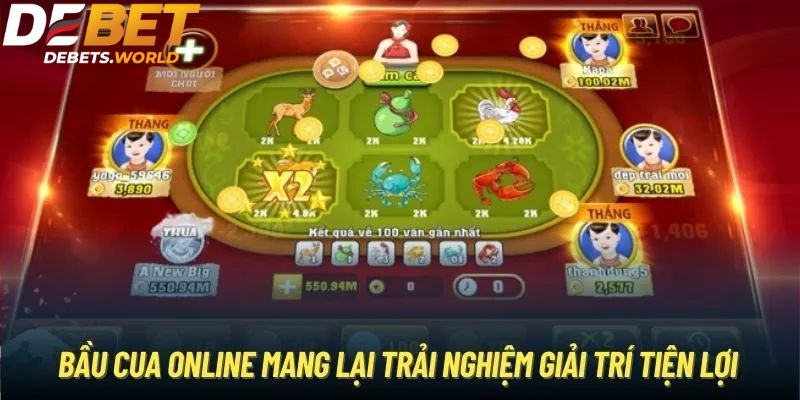 Đôi nét về trò chơi bầu cua online tại Debet