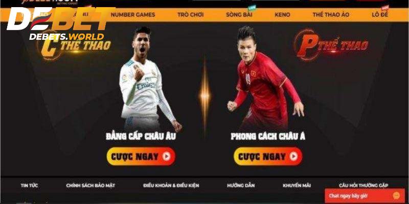 Tìm hiểu về cá độ bóng đá online Debet